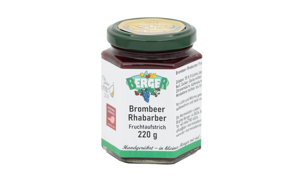 Brombeer - Rhabarber Marmelade